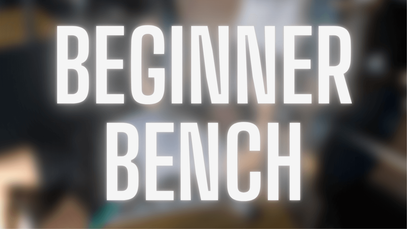 Beginners Guide to Bench Press