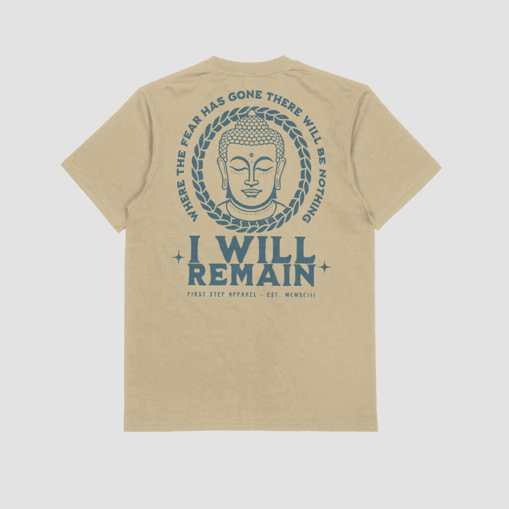 There Will Be Nothing Dune Inspired Shirt with Navy Ink on a Khaki colored shirt